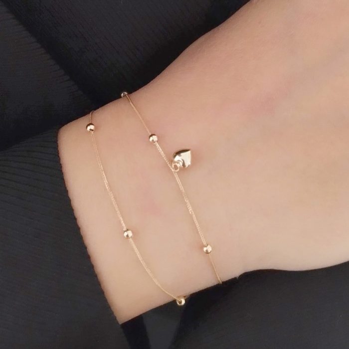 دستبند زنجیری زنانه کد 2