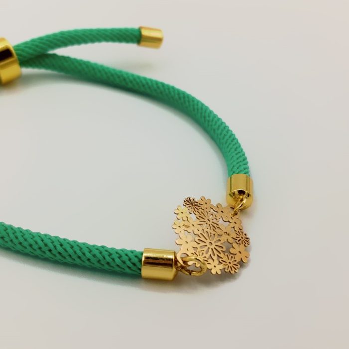 دستبند نخی زنانه کد 6