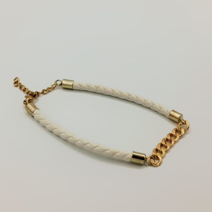 دستبند چرم زنانه کد 1