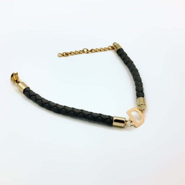 دستبند چرم زنانه کد 2